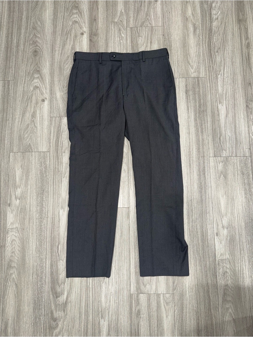 Perry Ellis Men's Black Dress Pants - Flat Front